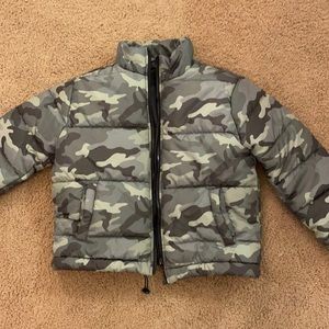 forever 21 camo puffer jacket